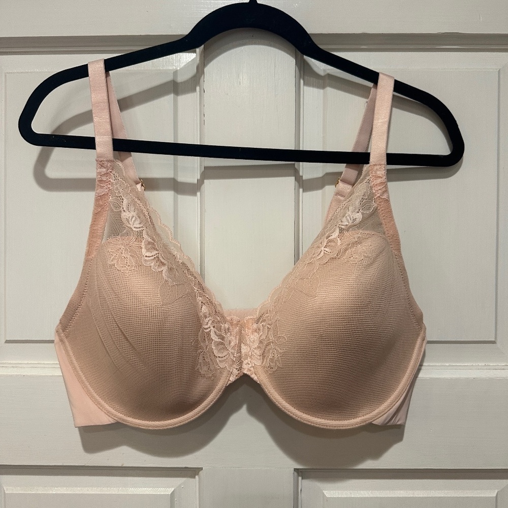 Natori Bra 741258 Avail Full Fit Convertible Underwire Rose Pink 40DD 40E